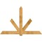 Ekena Millwork Kennewick Rough Sawn Timber Gable Bracket, Western Red Cedar, 84"W x 56"H x 6"D x 6"F, 16/12 Pitch GBW084X56X0606KEN00RWR - alternate 1